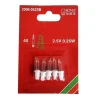 Konstsmide, guirlandes lumineuses de Noël 5 Ampoules De Rechange Enfichable Pour Guirlande Electrique, 2,5V - 0,25 W