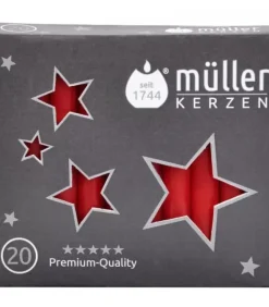 Muller, bougies pour carillons des anges 20 Bougies De Noël Pour Carillon Des Anges 12 Mm