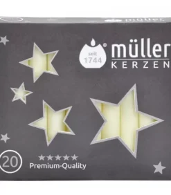 Muller, bougies pour carillons des anges 20 Bougies De Noël Pour Carillon Des Anges 12 Mm