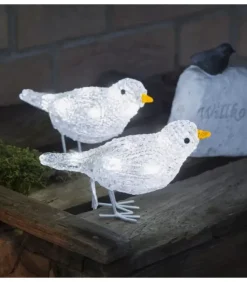Konstsmide, guirlandes lumineuses de Noël 5 Oiseaux Lumineux A Led