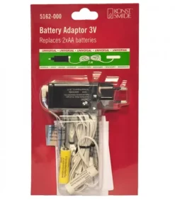Konstsmide, guirlandes lumineuses de Noël Adaptateur Secteur Pour Articles Sur Piles 2 X 1,5 V Aa