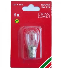 Konstsmide, guirlandes lumineuses de Noël Ampoule De Rechange 230V, 15W, Culot A Vis E14