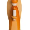 Köhler, Père Noël en bois Ange De Noël En Bois Jaune Avec Bougie