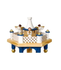 Richard Glasser, Pyramides de Noël allemandes Ange De Rechange Couleur Blanc Pour Pyramide A Etages