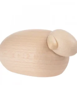 Köhler, Père Noël en bois Animaux De La Crèche De Noël, Mouton Blanc