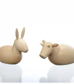 Schalling, crèche moderne Animaux Pour Crèche De Noël, L'Ane Et Le Boeuf, 8 Cm