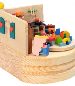 Graupner, décoration de sapin de Noël, Déco Noël enfant Boite A Musique En Bois, Jeux D'Enfant