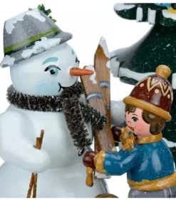 Hubrig, figurines pour enfant Boite A Musique Noël, Jeux D'Enfants Dans LÀ Neige
