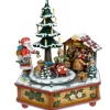 Hubrig, figurines pour enfant Boite A Musique Noël, Veillee Autour Du Sapin