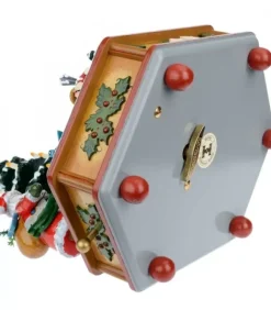 Hubrig, figurines pour enfant Boite A Musique Noël, Veillee Autour Du Sapin