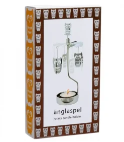 Pluto Produkter, déco de Noël Scandinave Bougeoir Carrousel Chouettes