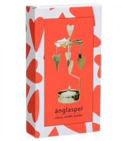 Pluto Produkter, déco de Noël Scandinave Bougeoir Carrousel Coeurs Saint-Valentin