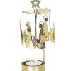 Pluto Produkter, déco de Noël Scandinave Bougeoir Carrousel Crèche Doree Nativite