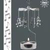 Pluto Produkter, déco de Noël Scandinave Bougeoir Carrousel Notes De Musique