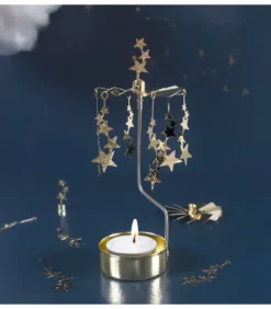 Pluto Produkter, déco de Noël Scandinave Bougeoir Carrousel Nuit Etoilee