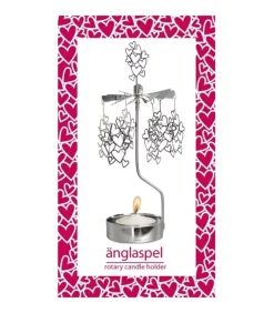 Pluto Produkter, déco de Noël Scandinave Bougeoir Carrousel Petits Coeurs Saint-Valentin