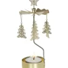 Pluto Produkter, déco de Noël Scandinave Bougeoir Carrousel Sapins De Noël Dores
