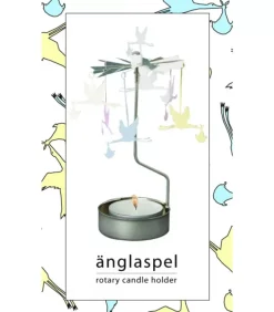 Pluto Produkter, déco de Noël Scandinave Bougeoir Carrousel Vol De Cigognes Apportant Un Bebe