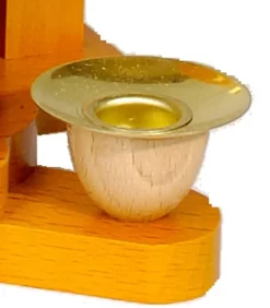 Richard Glasser, Pyramides de Noël allemandes Bougeoir De Rechange En Laiton Pour Pyramide A Bougies 14 Mm