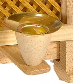 Richard Glasser, Pyramides de Noël allemandes Bougeoir De Rechange En Laiton Pour Pyramide A Bougies 17 Mm