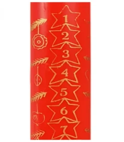 Ewa Kerzen, bougies de Noël et bougies de l'Avent Bougie De L'Avent Graduee, 25 Cm