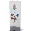 Flatyz, bougie décorative scandinave Bougie De Noël Couple Bonhomme De Neige