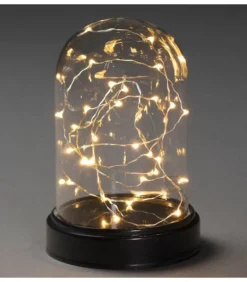 Konstsmide, guirlandes lumineuses de Noël Boule En Verre Lumineuse Décorative A Led, 17 Cm
