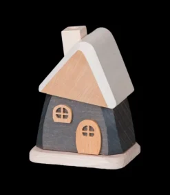 Hubrig, figurines pour enfant Brule-Encens Maison Grise