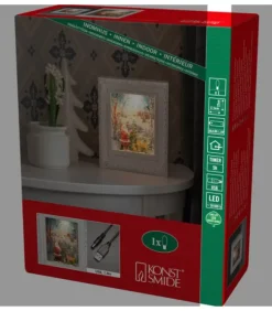 Konstsmide, guirlandes lumineuses de Noël Cadre Photo Lumineux Père Noël Avec Animaux