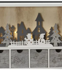 Konstsmide, guirlandes lumineuses de Noël Calendrier De L'Avent A Tiroir