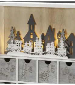 Konstsmide, guirlandes lumineuses de Noël Calendrier De L'Avent A Tiroir
