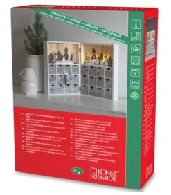 Konstsmide, guirlandes lumineuses de Noël Calendrier De L'Avent A Tiroir