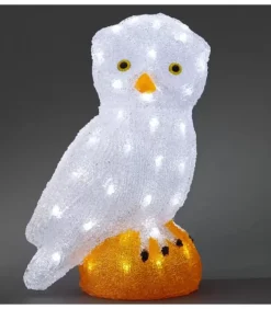 Konstsmide, guirlandes lumineuses de Noël Chouette Lumineuse Led Acrylique, 36 Cm