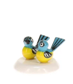 Hubrig, figurines pour enfant Couple De Mesanges - Village De Noël Miniature