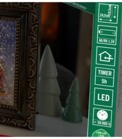 Konstsmide, guirlandes lumineuses de Noël Crèche De Noël Lumineuse, Effet Neige