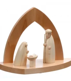 Schalling, crèche moderne Crèche Design En Bois En Forme D'Arche