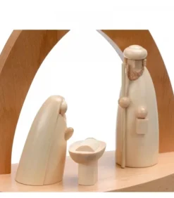 Schalling, crèche moderne Crèche Design En Bois En Forme D'Arche