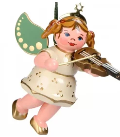 Hubrig, figurines pour enfant Déco Sapin De Noël, Ange Avec Un Violon