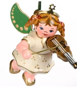 Hubrig, figurines pour enfant Déco Sapin De Noël, Ange Avec Un Violon