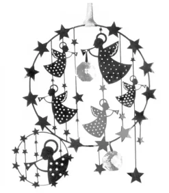 Pluto Produkter, déco de Noël Scandinave Déco Sapin De Noël Design A Suspendre, Anges Avec Etoiles