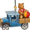 Hubrig, figurines pour enfant Déco Sapin Vintage, Ourson Et Camion