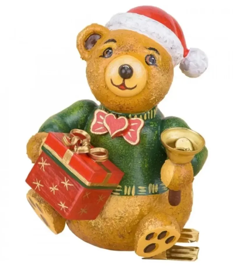 Hubrig, figurines pour enfant Déco Sapin Vintage, Ourson Et Paquet Cadeau