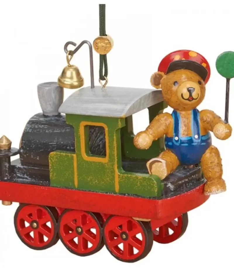 Hubrig, figurines pour enfant Déco Sapin Vintage, Ourson Et Petit Train