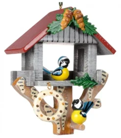 Hubrig, figurines pour enfant Décorations Sapin De Noël A Suspendre, Mangeoire A Mesange