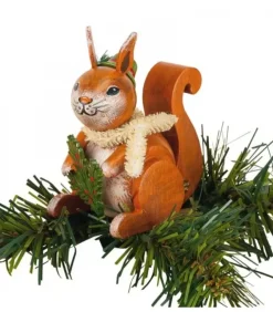 Hubrig, figurines pour enfant Ecureuil A Clipser Sur Branche