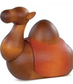 Köhler, Père Noël en bois Figurine De Crèche De Noël, Le Dromadaire, 12 Cm