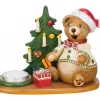 Hubrig, figurines pour enfant Figurine Porte Encens Ourson Et Bougeoir