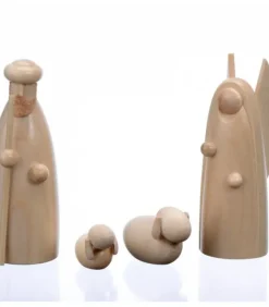 Schalling, crèche moderne Figurine Pour Crèche De Noël, L'Ange Et Le Berger, 6 Cm