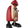 Köhler, Père Noël en bois Figurine Père Noël Chanteur
