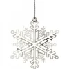 Pluto Produkter, déco de Noël Scandinave Flocon De Neige Design En Metal Couleur Argent A Accrocher